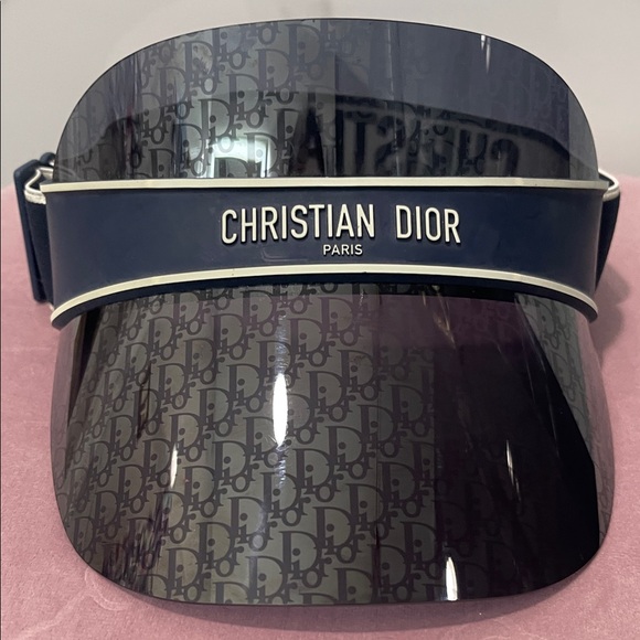 Dior Dark Blue Monogram Visor - Picture 2 of 5